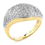14K YG Diamond Pinky Ring, Sz 5