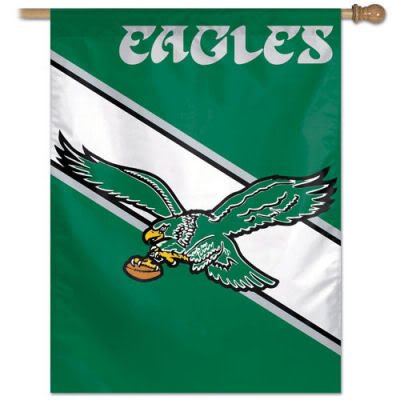 Philadelphia Eagles Retro Logo Throwback Flag or Banner