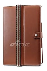 CTCstore Leather Flip Book Jacket/Folio for Apple iPad 3G tablet/Wifi model 16GB, 32GB, 64GB (fits 9.7" display of the iPad) - Brown