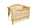 Baby : Allie 4-in-1 Crib In Pecan Finish By AFG Baby Furniture