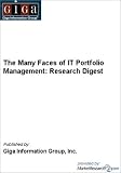 Review MarketResearch.com  / The Many Faces of IT Portfolio Management: Research Digest