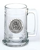 Arizona Wildcats Glass Stein (Beverage Mug) 15 oz - NCAA College Athletics