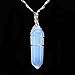 HeroNeo® Natural Crystal Healing Point Pendant Chakra Cut Gemstone Jewelry Necklace New (Opal)