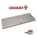 Cherry Multimedia Tastatur 104 Tasten USB/PS2 Kombo grau
