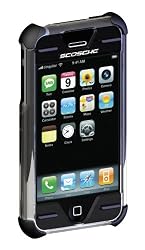 Scosche Case with Kick Stand and Screen Protector for iPhone 1G (Clear Polycarbonate)