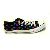 Converse Pop Rainbow Hearts Casual Shoe Womens
