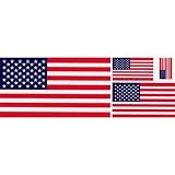 Multi Pack - Patriotic American Flag - Stickers