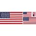Multi Pack - Patriotic American Flag - Stickers