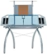 Studio Designs 10057 Futura Tower, Silver/Blue Glass