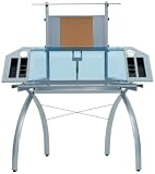 Studio Designs 10057 Futura Tower, Silver/Blue Glass