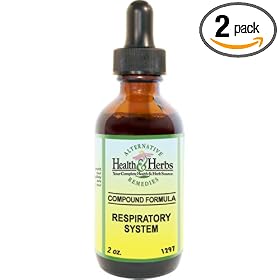 Alternative Health & Herbs Remedies Respiratory System, 1-Ounce Bottle (Pack of 2)