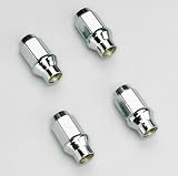 Cragar 27804-4: Lug Nuts, Conical Seat/Shank, 1/2 in. x 20 RH, Closed End, Chrome Plated Steel, Set of 4