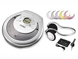 COBY CX-CD646 Super Slim CD Player with 60-SECOND Asp and Car Kit