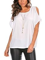 Bleu Marine Blusa Liv (Blanco)