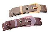 L. Erickson Saddle Buckle Rectangle Barrette