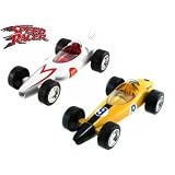 Set of 2 Speed Racer F1 Cars 1 55 Wave 2 by Collectable Diecast