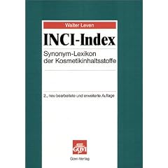 INCI-Index: Synonym-Lexikon der Kosmetikinhaltsstoffe