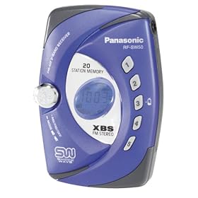 Panasonic RF-SW50 Shockwave Portable Radio (Blue)