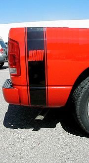 1999 05 Truck Super Bee Truck Stripe Kit   WHITE