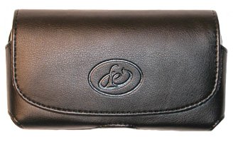 Black Leather Case for BlackBerry 7100 - 7100i - 7130 - 7100g - 7130e - 7130c - 7130g - Palm Treo 700w 700p 650 600 - Samsung i730 - i830