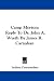 Search : Camp Morton: Reply To Dr. John A. Wyeth By James R. Carnahan