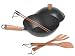 Kitchen & Housewares : Typhoon 10-1/2-Inch Nonstick Wok Set