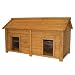 HI Tech Building Systems Simply Cedar Duplex Dog House