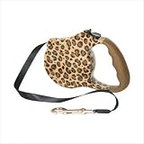 Avant Garde Retractable Dog Leash in Animal Print Size: Medium