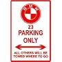BMW Z3 PARKING sign * street car import