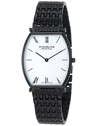 Stuhrling Original Womens 510.12597 Octane Concorso Meydan Swiss Quartz Mother-Of-Pearl Dial Black IP Bracelet Watch