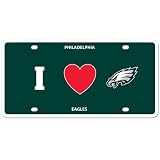 NFL Philadelphia Eagles Styrene Plate- I Heart Style