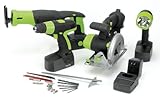 Kawasaki 840056 Black 19.2-Volt 4-Piece Cordless Combo Kit