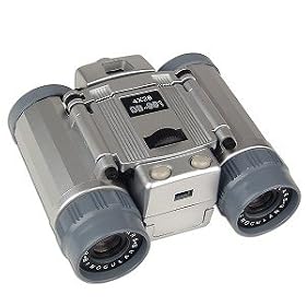 BinoCatch 4x28 Digital USB Binoculars with Integrated 640x480 VGA Digital Camera (Silver)