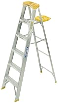 Werner 365 250-Pound Duty Rating Aluminum Stepladder, 5-Foot
