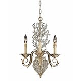 IMAGE OF Triarch 29238 3 Light Garland Mini Chandelier, Gold