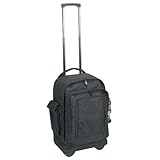 School College Rolling Backpack on Wheels- Black