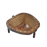 Birthday or Anniversary Gifts For Women A Beautiful Handmade Collapsable Apple Fruit Shaped Basket Etched Out of Single Piece of Wood