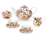Portmeirion Rose Bouquet Tea Set
