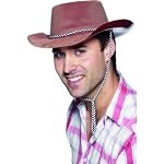 Brown Flock Cowboy Hat