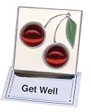 White Cherries Clip Magnet