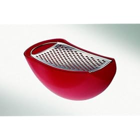 Alessi Parmenide Cheese Grater Red by Alessi