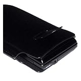 Droid By Motorola Holster Carrying Case Black Color with Polished Stainless Steel Beltclip