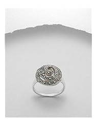 Fresh Water Pearls Ring In 92.5 Sterling Silver