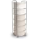 CHROME TOILET PAPER tissue roll RESERVE holder bath NEW