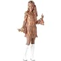 Kids Childrens Costume Retro Go Go Girl 70s Hippie Disco Dolly 60s Sequined Dress
