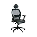 Infinit-ETM Soft Mesh Office Chair with Headrest - Black