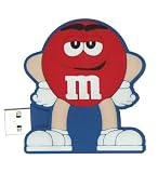 M&M USB 2 GB Flash Drive M9MD3 (Red)