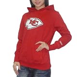 NFL Kansas City Chiefs Womens Athletic Warm Pullover Hoodie / Sweatshirt Jacket with Embroidered Logo - Red (Size: M) at Amazon.com