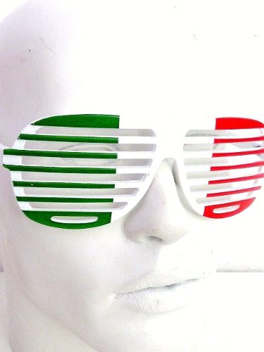ORIGINAL ATZENBRILLE BRILLE WM 2010 PARTY BRILLE ITALIEN FAN