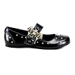 Cute Ballet Flat Shoes Mary Jane Style Gothic Shoes Bat Rivets